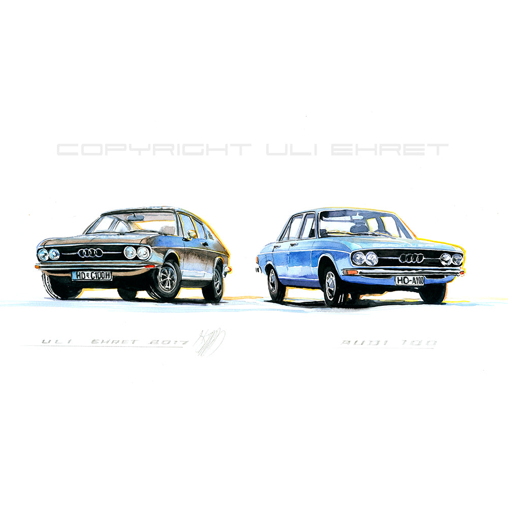 #0701 Audi 100, coupe and sedan
