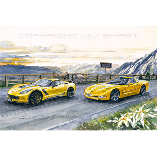 #0722 Corvette C7 Z06 and Corvette C5