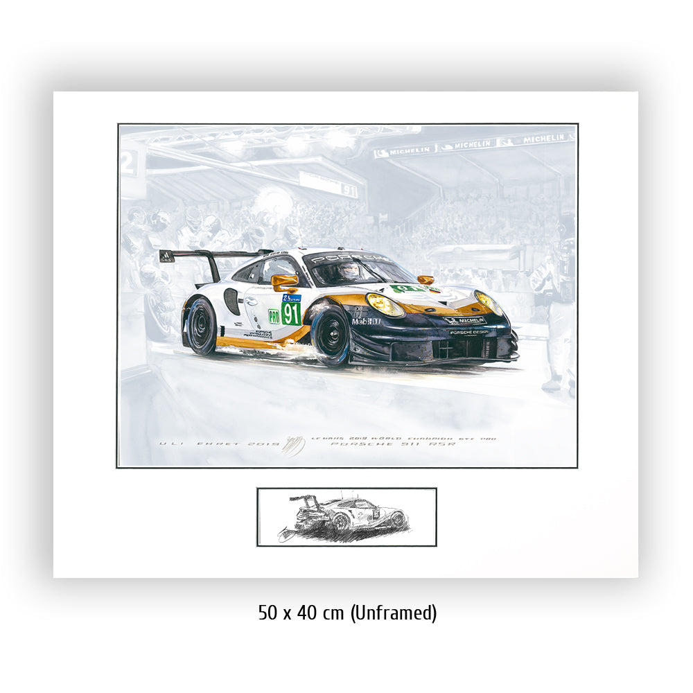 #0804I Porsche 911 RSR #91