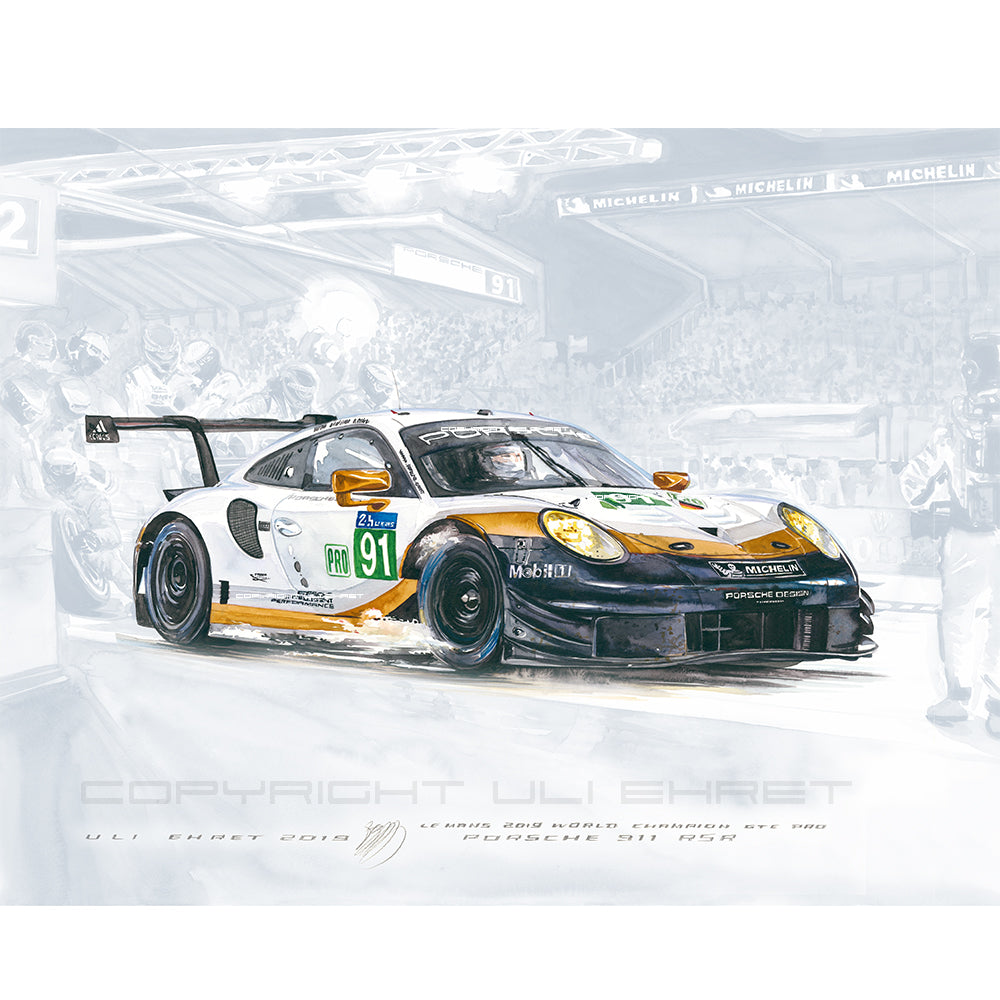 #0804I Porsche 911 RSR #91
