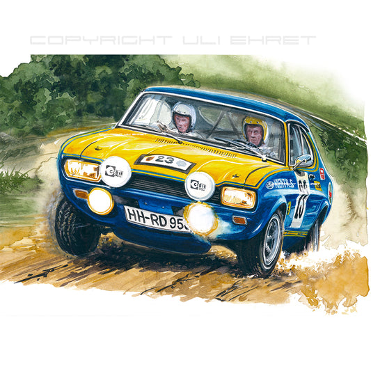 #0963A Ford Capri RS - Walter Röhrl