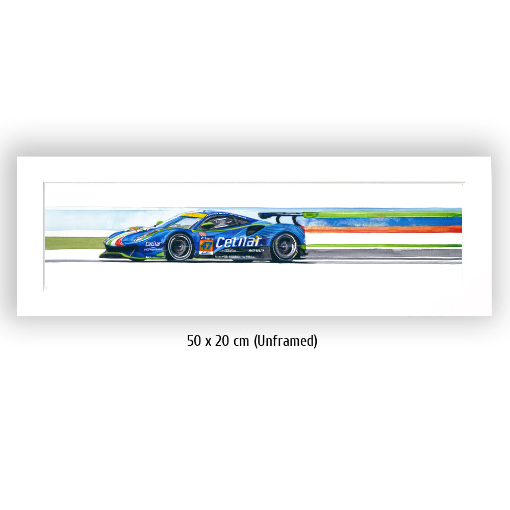 #0983 Ferrari 488 GTE Evo Cetilar
