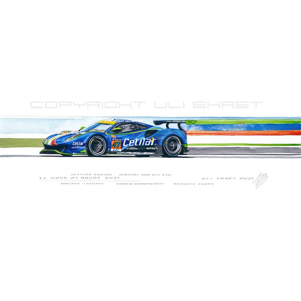 #0983 Ferrari 488 GTE Evo Cetilar