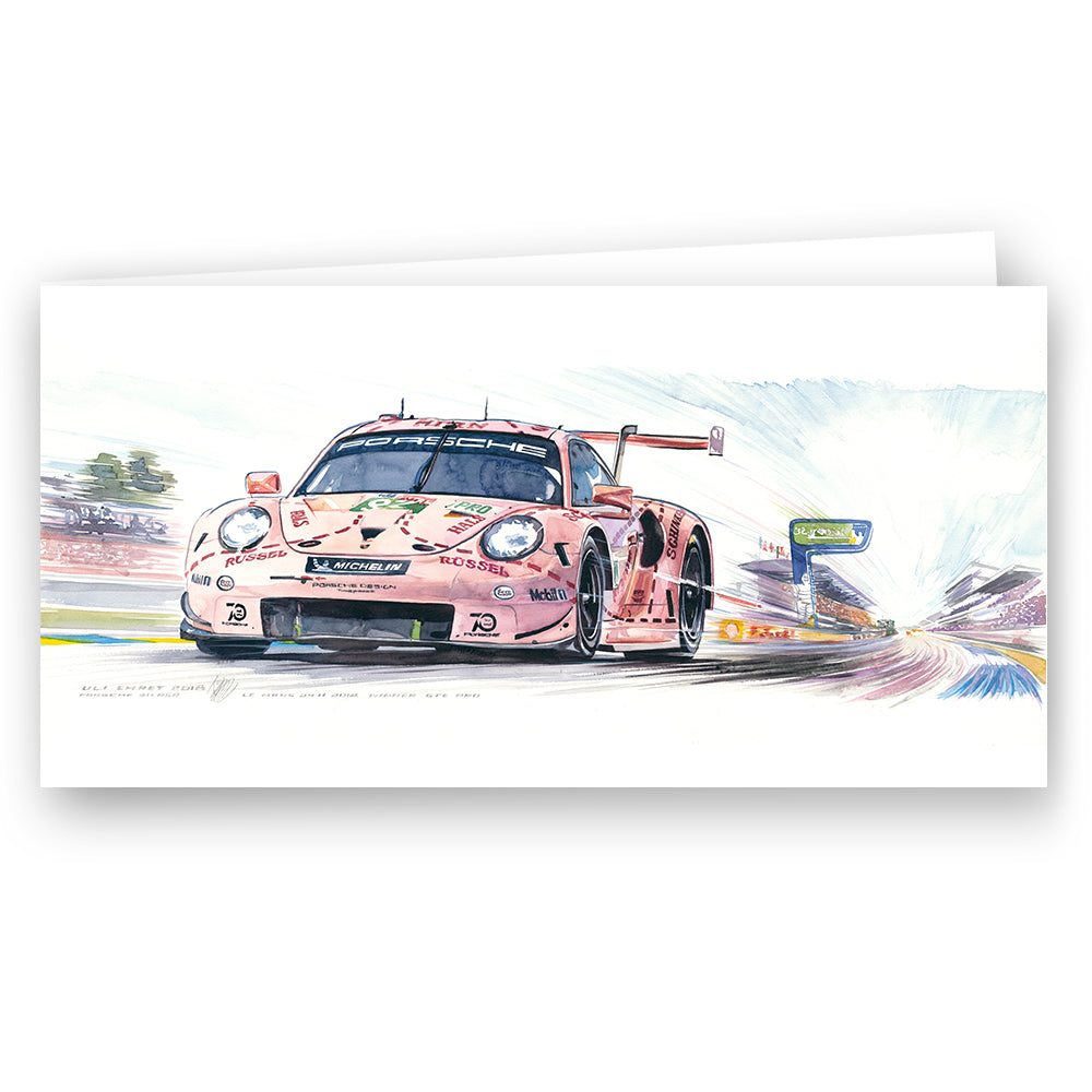 Karte #058 - "Pink Pig Porsche" Le Mans 24H 2018
